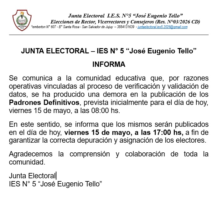 Aviso de padrones definitivos 2026